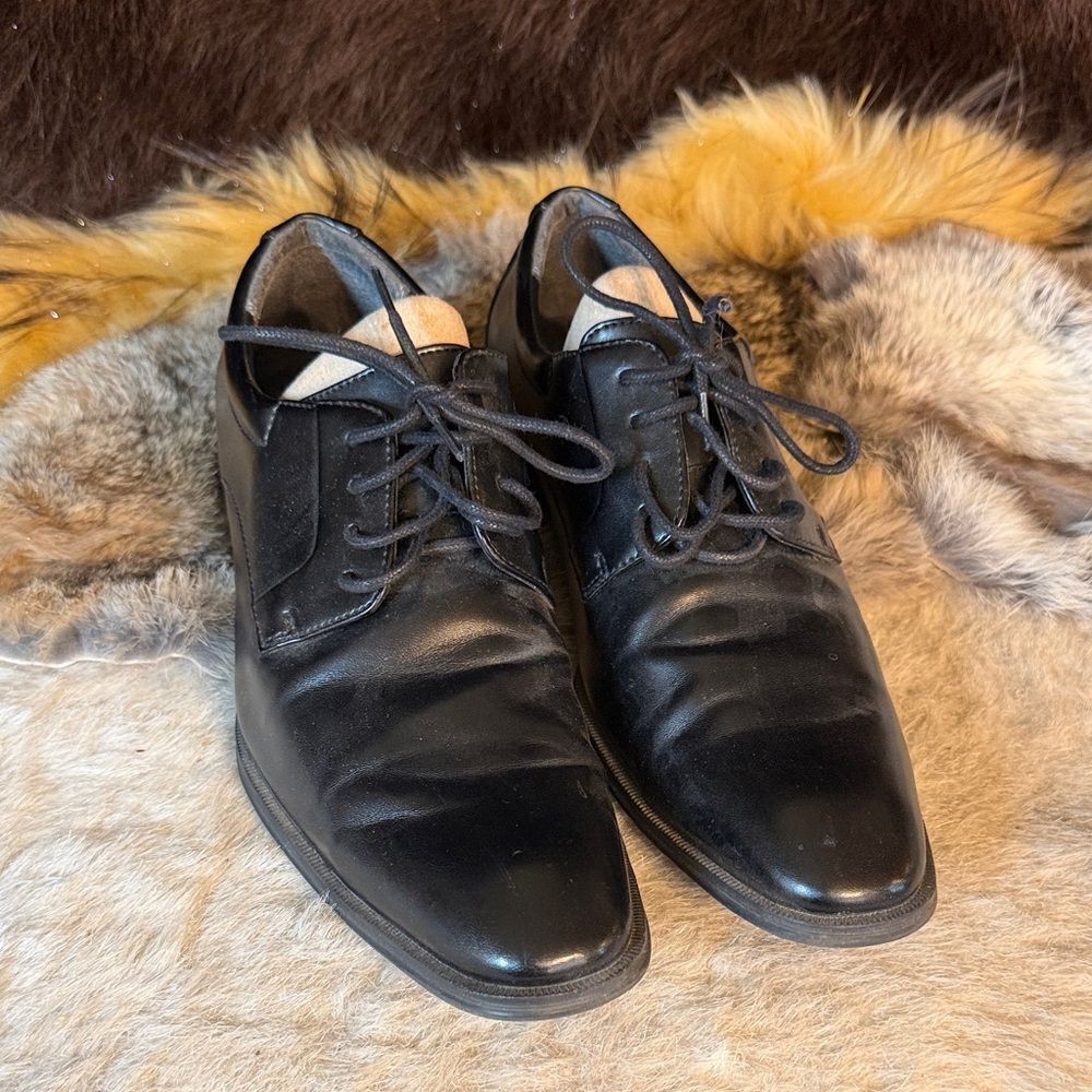 Classic Black Men's Dress Shoes 8 (3150 Irina)